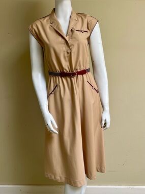 Vintage Sasson Khaki Dress